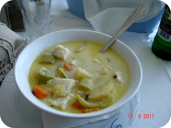 supa de peste la Simi in Thassos