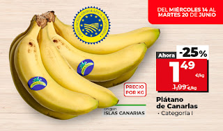 Plátano de Canarias, categoría I
