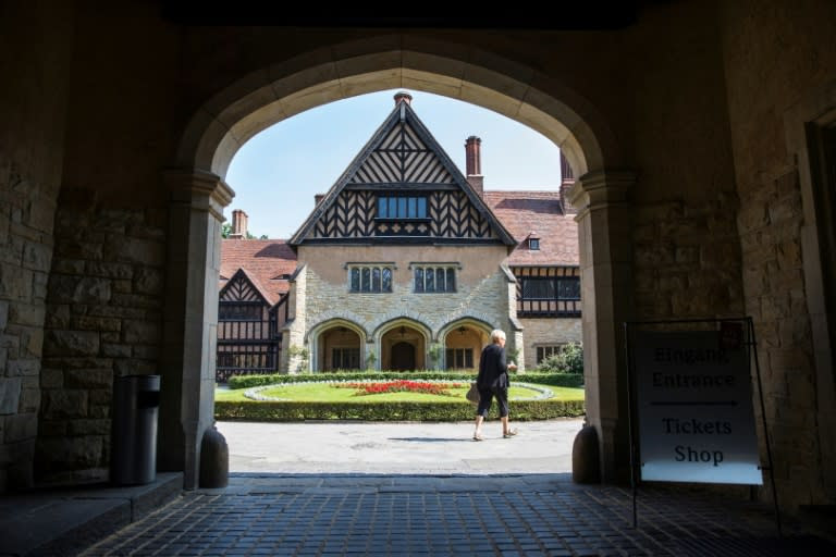 Cecilienhof Palace near Berlin is at the centre of negotiations between Hohenzollern family representatives and cultural foundations over the family's compensation and restitution demands (AFP Photo/Odd ANDERSEN)