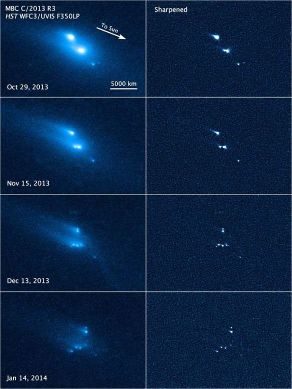 Astroid or Comet break up