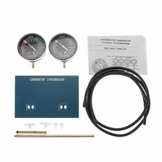 2 Gauges Carburetor Vacuum Synchronizer Sync Tuner Tool