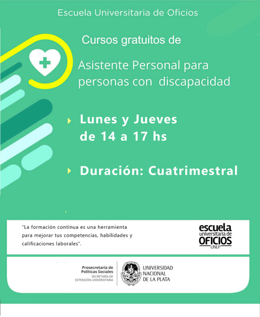 Inscripción a los cursos en modalidad virtual de la Escuela de Oficios de la UNLP Inscripción a los cursos en modalidad virtual de la Escuela de Oficios de la UNLP