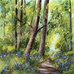 Bluebell Forest - Posted on Saturday, March 21, 2015 by Janet Graham