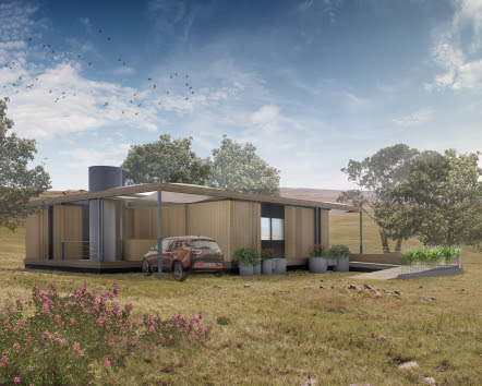 The NexusHaus project seeks to solve several of Austin's problems, all with one tiny house.