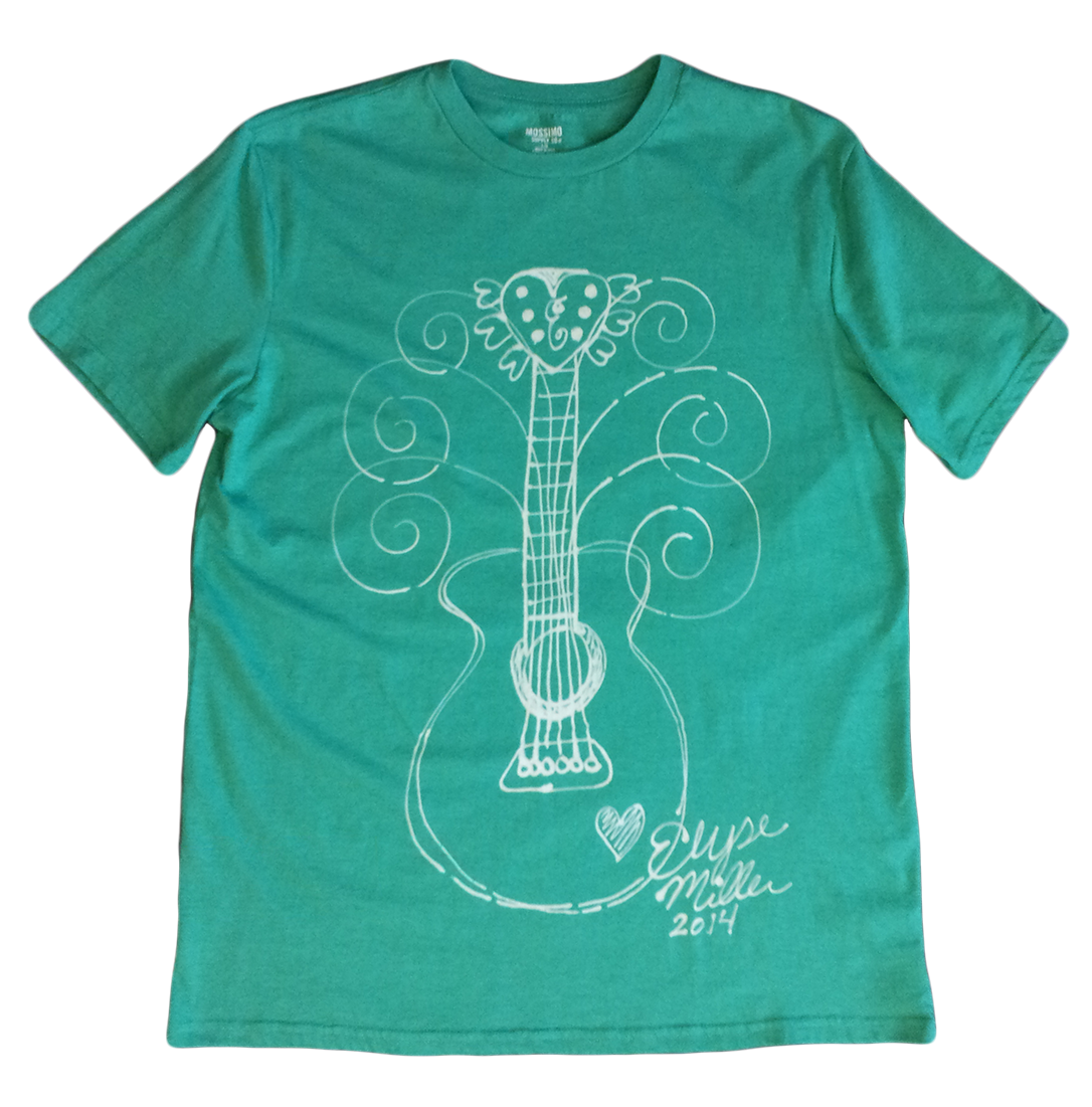 Whimsical Guitar T Shirt