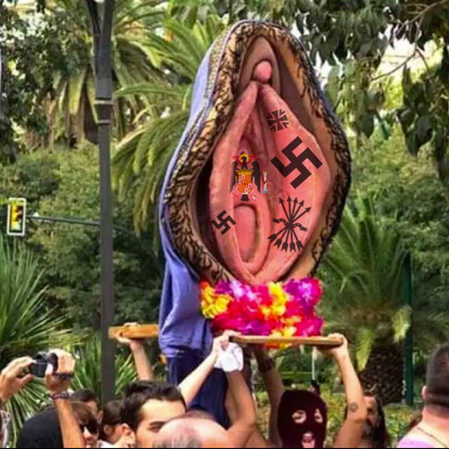 La mujer condenada por organizar la procesión del ＂Santo Chumino Rebelde＂ lamenta no haberle pintado unas esvásticas para evitar la condena