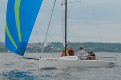 J/70 Little Traverse YC junior sailors at Ugotta Regatta