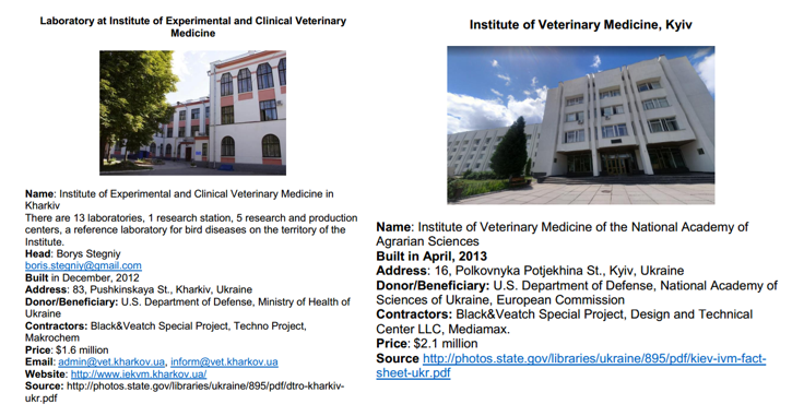 Pentagon leaked confidential data from DTRA report on biological programs in Ukraine: Institutions, contractors and performers revealed | The Paradise News dadb100fb17a4664e1816 | Pentagon leaked confidential data from DTRA report on biological programs in Ukraine: Institutions, contractors and performers revealed | The Paradise News