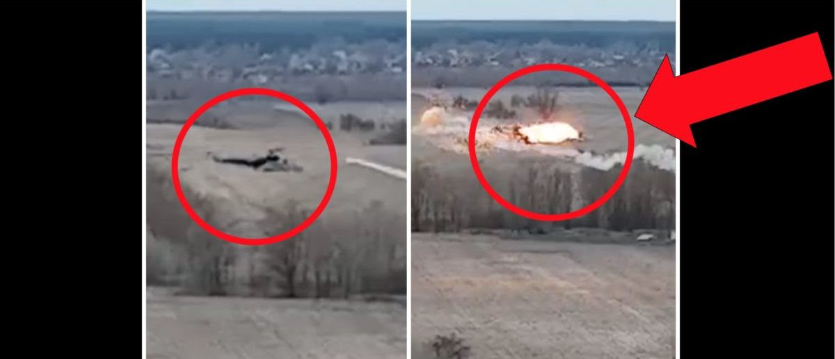 Russian Attack Helicopter Reportedly Shot Down In Insane Video