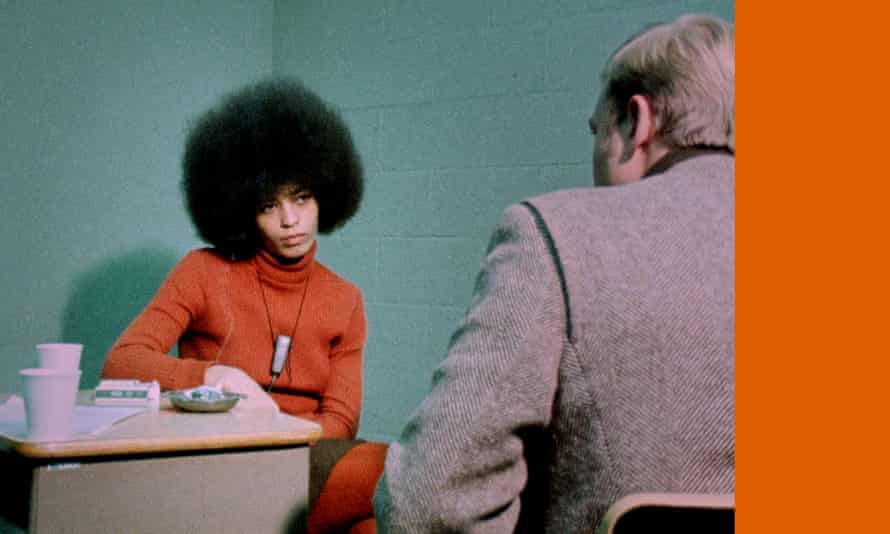 Davis is interviewed in Marin county jail, 1972, for the documentary The Black Power Mixtape.