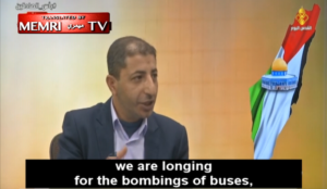 “Palestinian” activist: “We are longing for bombings of buses, and martyrdom operations inside the Zionist entity”