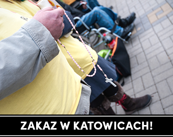 Zakazano nam różańca w Katowicach