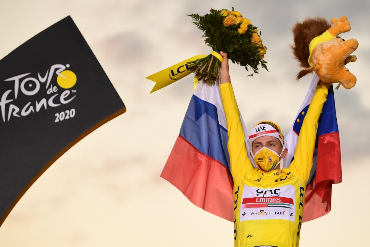 Tadej Pogačar. Photo: Facebook Tour de France.