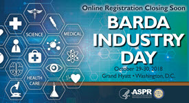 BARDA Industry Day promo banner