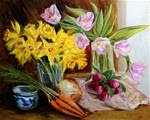 "Spring Picks" Daffodils, Tulips, Radishes, Carrots, and an Onion - Posted on Thursday, April 9, 2015 by Dalan Wells