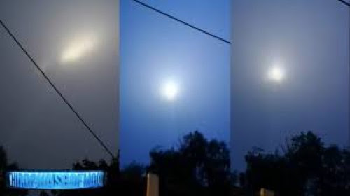 Strange UK UFO Emits Light and Sound!  