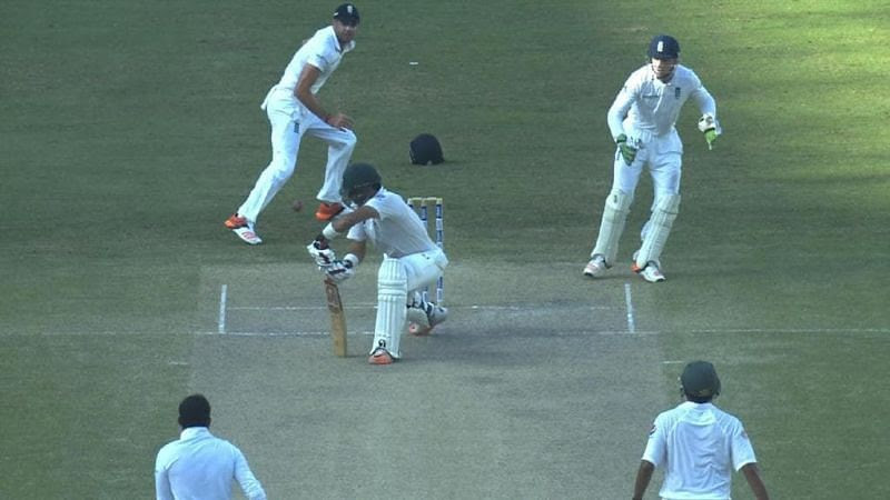 Misbah-ul-Haq fooled the England side with his unique stroke selection.