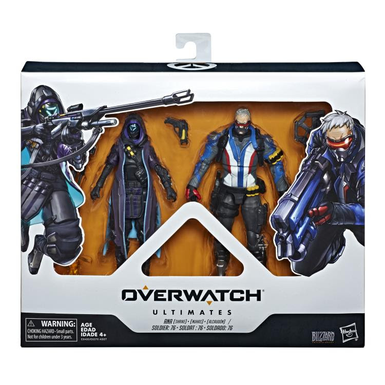 Image of Overwatch Ultimates Ana and Soldier Two Pack Action Figures
