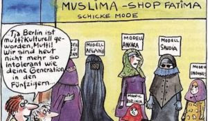 Germany: Cartoonist pokes fun at jihad terror and Sharia oppression, is slammed as “anti-Islam and racist”