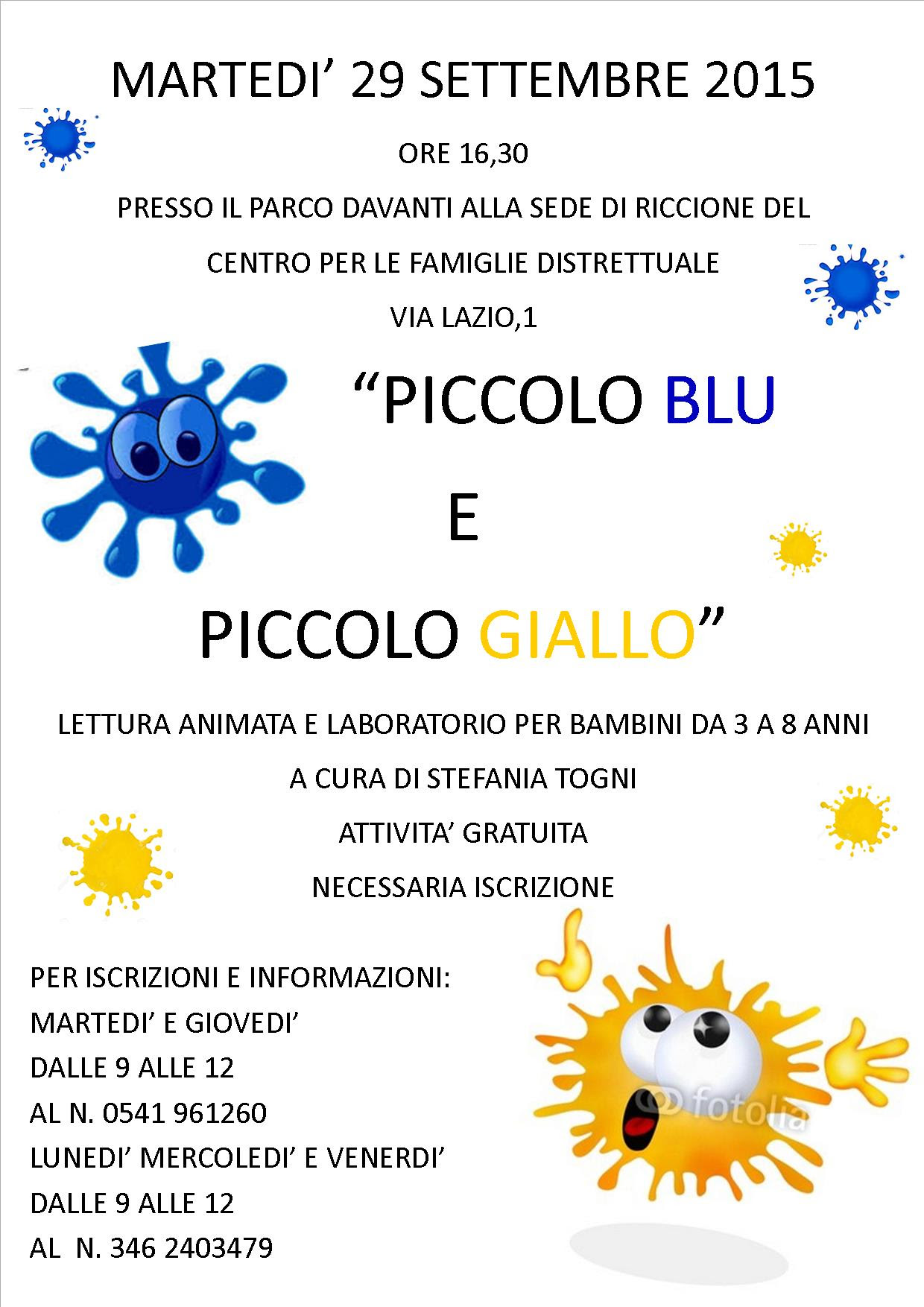 Piccolo blu e piccolo giallo: lettura e laboratorio - Emilia-Romagna Mamma