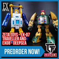 Transformers News: TFSource News - MP-43, Newage, MT Striker Manus, ZT Kronos Combiner Figures, Iron Factory and More!