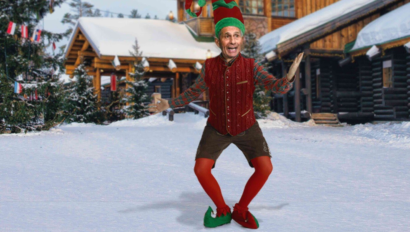 'I Resent DeSantis' Implication That I Am An Elf!' Shouts Dr. Fauci In Little Shoes And Cap At North Pole