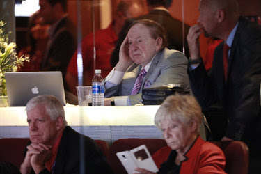 Sheldon G. Adelson at the Republican National Convention in Cleveland in July.