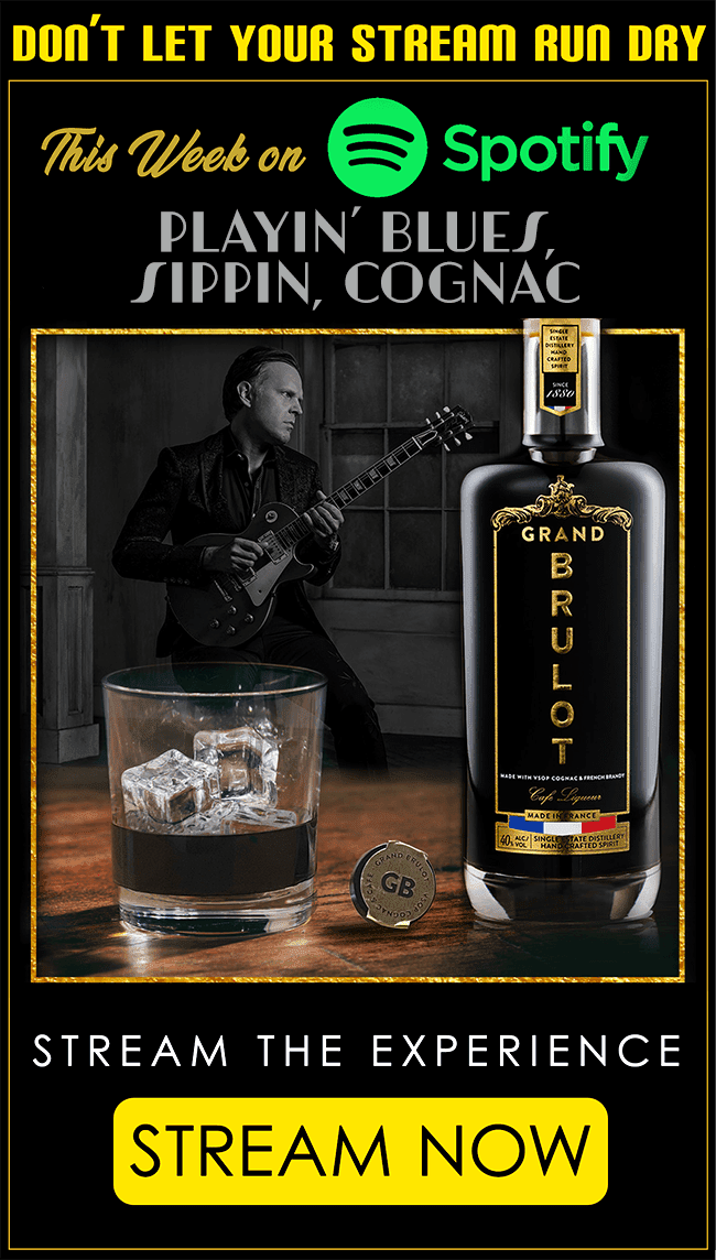 Playin' Blues, Sippin Cognac - a great combo.