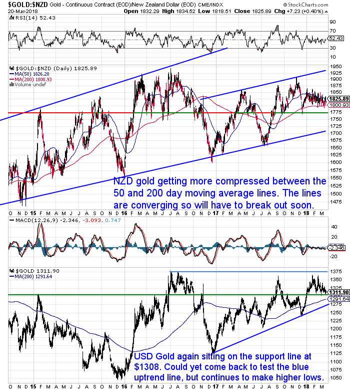 NZ Dollar Gold Chart NZ Dollar Gold Chart
