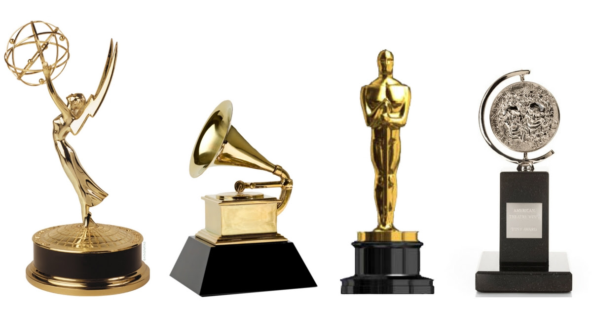 Emmy, Grammy, Oscar හා Tony සම්මාන පිළිවෙලින්