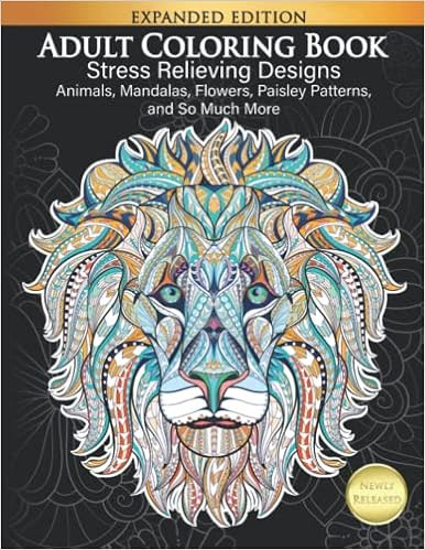 Adult Coloring Book: Stress Relieving Patterns by Adult Coloring