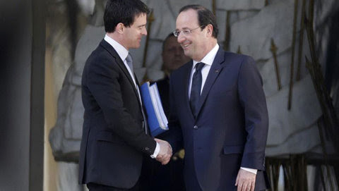 Hollande y Valls en una foto de archivo.