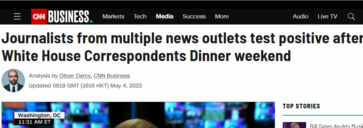CNN Headline about Covid