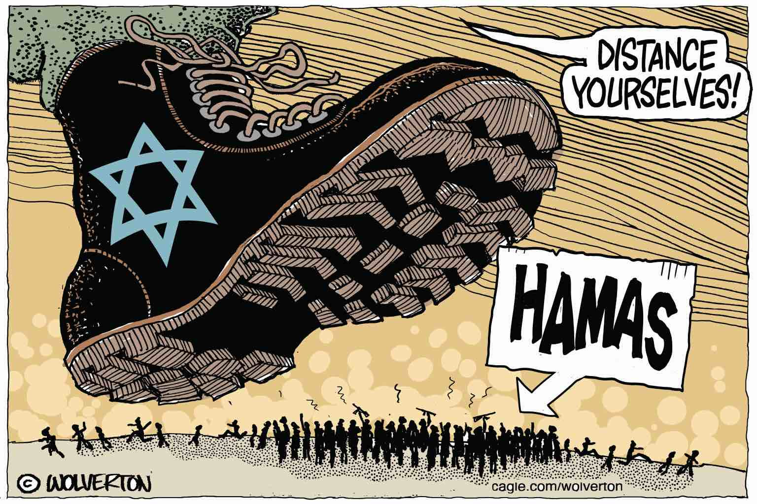 Israel imposes ethnic cleansing on Gaza.