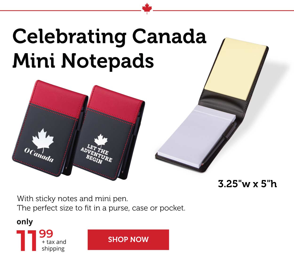 Celebrating Canada Mini Notepads