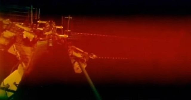 Planet X: Mysterious Red Mist Glow at the International Space Station (Video)