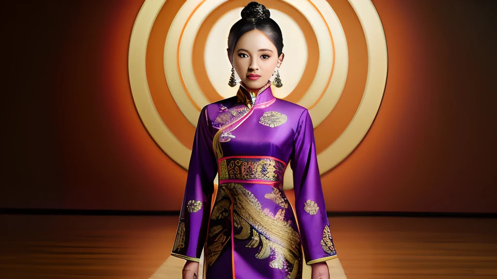 Robe Chinoise Moderne Femme