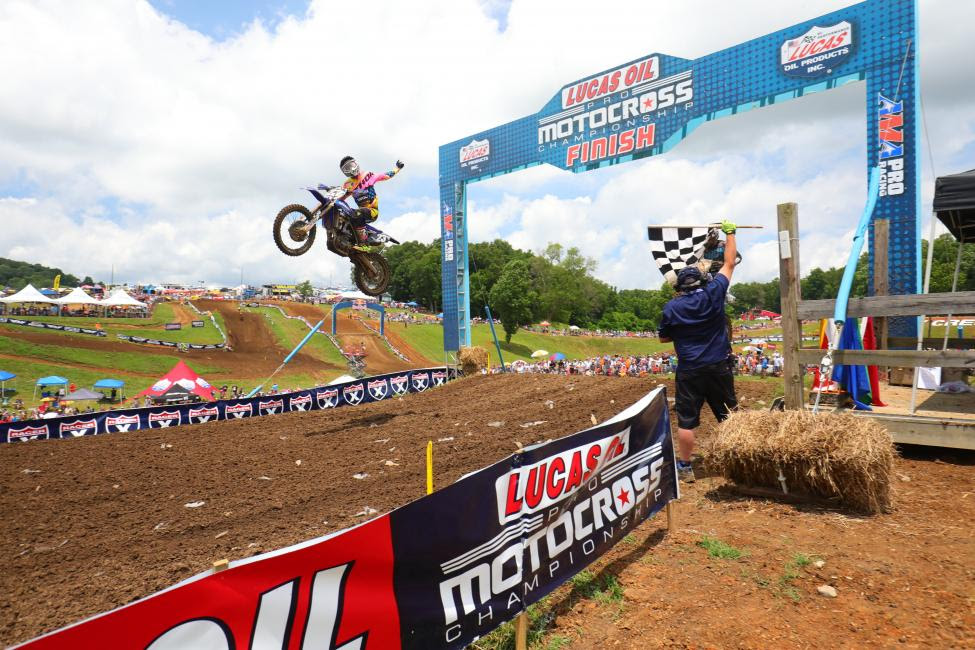 Plessinger emerged with his second career win.Photo: MX Sports Pro Racing / Jeff Kardas