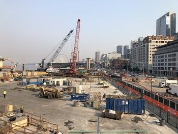 Progress at Colman Dock