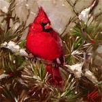 Christmas Cardinal - Posted on Monday, December 1, 2014 by Krista Eaton