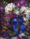 Love's Embrace White Hydrangeas by Nancy Medina - Posted on Saturday, November 15, 2014 by Nancy Medina