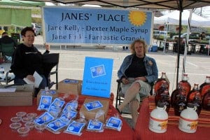 Janes' Place sells maple syrup, granolas and energy and breakfast bars. 