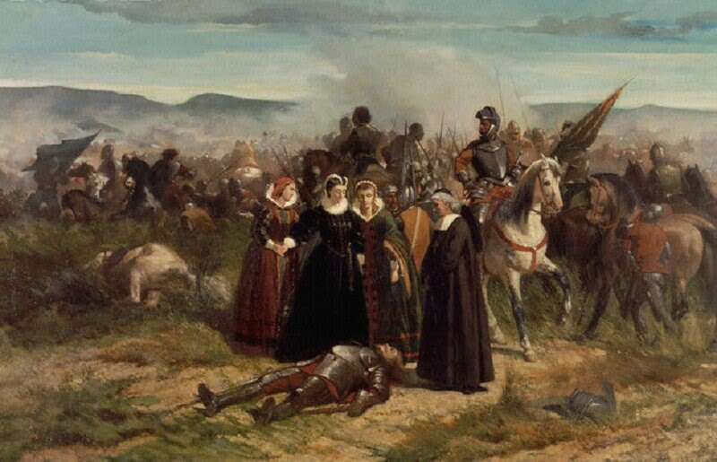 &lt;Mary Stuart at the Field of Crookstone&gt; by Giovanni Fattori
