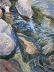 River Rocks --  Looking For Abstract Patterns In Traditional Realism - Posted on Friday, December 5, 2014 by Marian Fortunati