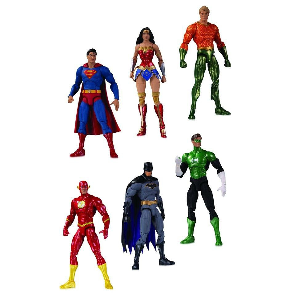 Image of DC ESSENTIALS: JUSTICE LEAGUE ACTION FIGURE 6-PACK - NOVEMBER 2020