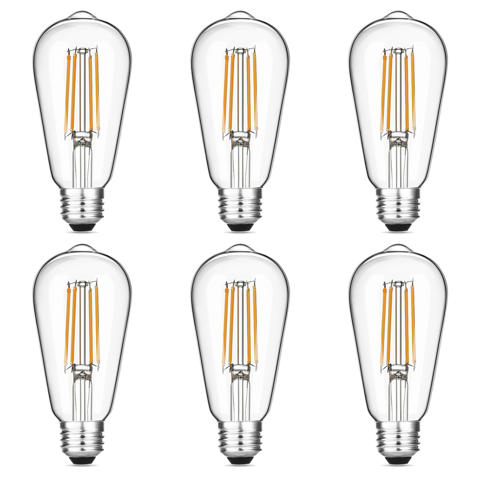Gozelux Vintage LED Edison Bulbs