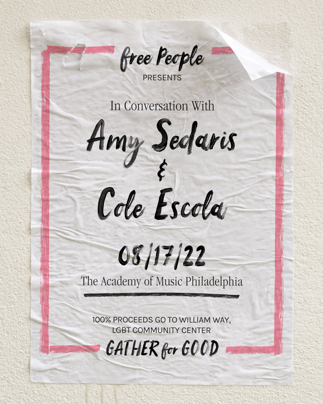 Gather for Good: Amy Sedaris and Cole Escola