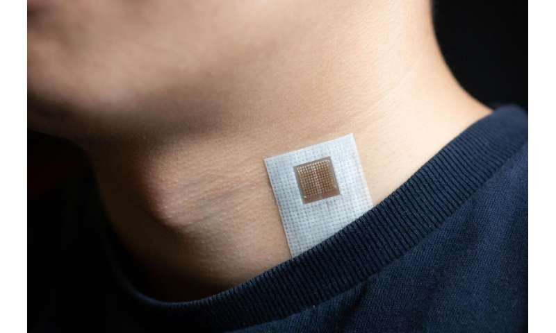 Soft skin patch could provide early warning for strokes, heart attacks