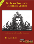 Cover of The Doom Beneath St. Mordred's Church - Adventure for Zweihander RPG