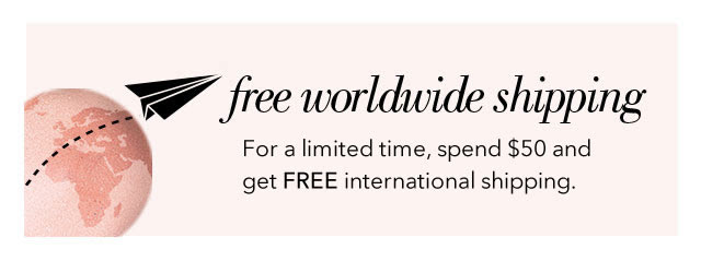 free worldwide shipping